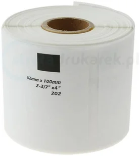 Brother strefadrukarek.pl Zestaw etykiet DK-11202 8 sztuk + uchwyt 62mm x 100mm - zamiennik | OSZCZĘDZAJ DO 80% - ZADZWOŃ! 730811399 PROMOCJA! SET-8-BU-DK-11202 - Etykiety do drukarek - miniaturka - grafika 3