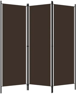 vidaXL Parawan 3-panelowy, brązowy, 150 x 180 cm vidaXL - Parawany - miniaturka - grafika 2
