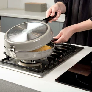 NAVA Patelnia DWUSTRONNA podwójna do naleśników omletów 25 cm 10-103-107 - Patelnie - miniaturka - grafika 6