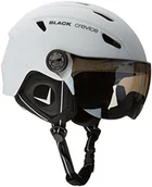 Kaski narciarskie - Black Crevice kask narciarski z wizjerem, dla dorosłych, biały, XS BCR143824-CW-XS_carbon weiß_XS - miniaturka - grafika 1