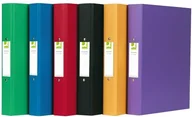 Segregatory - Q-Connect Q-CONNECT Folder A4 2-ring, polipropylenu, sortowane kolorystycznie, 10 sztuki KF71446 - miniaturka - grafika 1