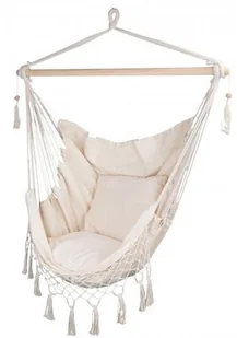 ROYOKAMP Hamak ROYOKAMP 1038827 130 x 100 cm Beżowy - Hamaki - miniaturka - grafika 2