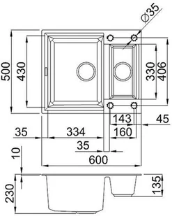 Elleci Easy 150 79 Aluminium - Zlewozmywaki - miniaturka - grafika 3