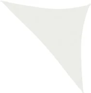 Parasole ogrodowe - vidaXL Żagiel przeciwsłoneczny, 160 g/m, biały, 3,5x3,5x4,9 m, HDPE vidaXL - miniaturka - grafika 1