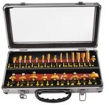 EXTOL Zestaw frez PREMIUM 44039 do drewna 24 szt w metalowej walizce Stal - Akcesoria do elektronarzędzi EXTOL Zestaw frez PREMIUM 44039 do drewna 24 szt w metalowej walizce Stal - Akcesoria do elektronarzędzi - miniaturka - grafika 1