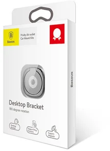 Baseus Desktop Bracket uchwyt metalowy na telefon czarny SUMQ-01 - Uchwyty samochodowe do telefonów - miniaturka - grafika 4