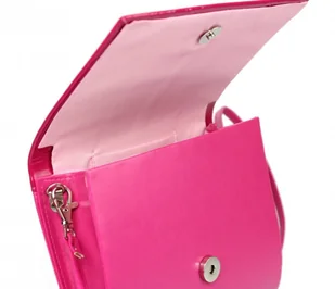 PolskaGalanteria.pl Elegancka Torebka/Kopertówka Torebka Wizytowa PolskaGalanteria WZÓR 1 BL RÓŻOWY KRÓTKA - Torebki damskie - miniaturka - grafika 5