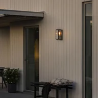 Lampy ogrodowe - Konstsmide Kinkiet zewnętrzny Carpi, czarny, 12,5 x 30 cm - miniaturka - grafika 1