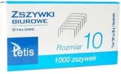Zszywacze biurowe - TETIS Zszywacz Zszywki biurowe stalowe rozmiar 10 WIKR-007953 WIKR-007953 - miniaturka - grafika 1