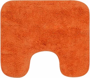 vidaXL 3-częściowy zestaw mat łazienkowych, tkanina, pomarańcz - Dywaniki łazienkowe - miniaturka - grafika 4
