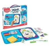 Zabawki kreatywne - Maped Zestaw Podróżny Przezroczysta tablica magnetyczna 969311 - miniaturka - grafika 1