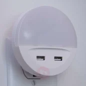 Lampy ścienne - LEDVANCE LEDVANCE Lunetta USB lampka nocna LED z portem USB - miniaturka - grafika 1