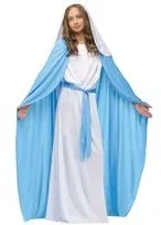 KRASZEK Kraszek, Strój dla dzieci "Maryja", rozmiar 140/150 cm - Stroje karnawałowe - miniaturka - grafika 3
