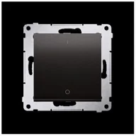 Wyłączniki światła i elektryczne - Kontakt Kontakt_Simon Łącznik dwubiegunowy (moduł) 16AX. 250V. zaciski śrubowe antracyt DW2A.01/48 - miniaturka - grafika 1