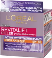 Kremy do twarzy - Loreal REVITALIFT FILLER [HA] Krem intensywnie wypełniający zmarszczki Anti-Age SPF50 50ml 125290 - miniaturka - grafika 1