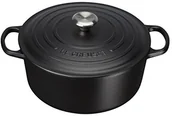 Brytfanny - Le Creuset rondel żeliwny 28 cm z serii Signature, czarny, 28 cm 21177280000430 - miniaturka - grafika 1