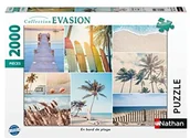 Puzzle - Nathan Puzzle 2000 sztuk na plaży dla dorosłych, 4005556873104 4005556873104 - miniaturka - grafika 1