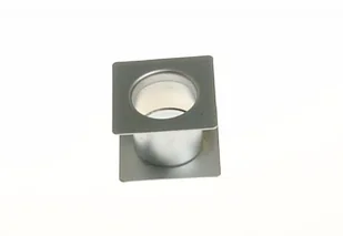 Tuleja wentylacyjna kwadratowa fi 40 chrom-satyna - Tuleje - miniaturka - grafika 2