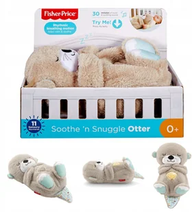 Fisher Price Wydra usypianka-przytulanka FXC66 - Szumiące zabawki - miniaturka - grafika 38