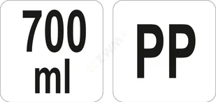 Yato DYSPENSER DO SOSÓW 700ML CZERWONY YG-00553 - Wyposażenie lokali gastronomicznych - miniaturka - grafika 3