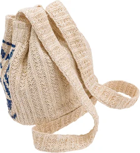 Cavaldi 4U Mała, słomiana torebka worek z pomponami, idealna na lato - Torebki damskie - miniaturka - grafika 2