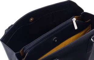 David Jones trapezowaty shopper na długich uchwytach skóra eko - Torebki damskie - miniaturka - grafika 6