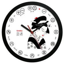 Atrix Zegar ścienny solid Japonia gejsza ATE2301GJ - Zegary Atrix Zegar ścienny solid Japonia gejsza ATE2301GJ - Zegary - miniaturka - grafika 1