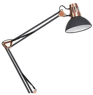 Rabalux Stojąca LAMPA podłogowa GARETH 4523 regulowana OPRAWA na wysięgniku do salonu loft miedź czarna 4523 - Lampy stojące - miniaturka - grafika 3