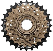 Kasety rowerowe - Shimano MF-TZ500 kaseta 6S brązowa/czarna 2018 kaseta MFTZ5006428_Gris - miniaturka - grafika 1