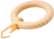 Karnisze - Gardinia Kółko z agrafką Apollo 37 mm sosna - miniaturka - grafika 1