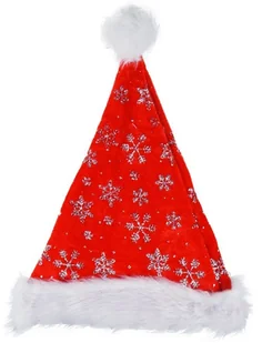 AR Czapka Mikołaja Lux 1 szt SM5677 - Gadżety dla niej i dla niego - miniaturka - grafika 3