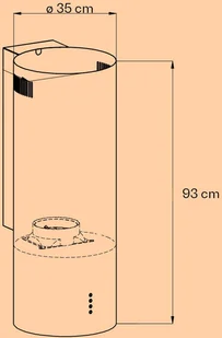 Klarstein Barella 35 Inox TK15CH-Barella-BK - Okapy kuchenne - miniaturka - grafika 6