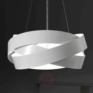 Lampy sufitowe - Biała lampa wisząca PURA - miniaturka - grafika 1