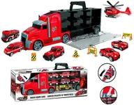 Tory, garaże, parkingi - Adar AUTO CIĘŻARÓWKA TIR TRANSPORTER STRAŻ WYRZUTNIA AUTA AKCESORIA 12el 478299 - miniaturka - grafika 1