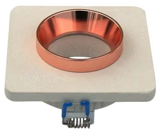 v-tac Oprawa Oczko V-TAC GIPS BETON GU10 Kwadrat Wpuszczany Biały/Różowe Złoto VT-862 - Oprawy, klosze i abażury - miniaturka - grafika 9