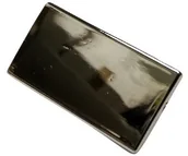 Artykuły kaletnicze - PielegnacjaObuwia Ozdoba Blaszka nitowana 30x15mm Srebrna OUTLET 031438 - miniaturka - grafika 1