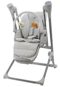 Krzesełka do karmienia - Euro Baby TY868 SZARY - miniaturka - grafika 1