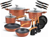 Zestawy garnków i patelni - Edenberg Garnki EB 5618 indukcja - miniaturka - grafika 1