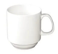 Kubki - Olympia Produkt NextDay Cufflinks cateringu cb461 kubek można układać w stos,  White, 284 ML, 10 oz (12 sztuk) CB461 - miniaturka - grafika 1