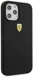 Ferrari Ferrari FESSIHCP12LBK iPhone 12 Pro Max 6,7" czarny/black hardcase On Track Silicone hurtel-65644-0 - Etui i futerały do telefonów - miniaturka - grafika 4