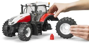 Bruder 03180 Traktor Steyr 6300 zdejmowane koła 03180 - Samochody i pojazdy dla dzieci - miniaturka - grafika 3