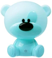 Lampy stojące - Polux Lampka nocna MIŚ BIB 2,5W niebieska 309891 SANICO 309891 - miniaturka - grafika 1