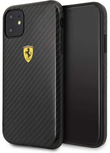 Ferrari On Truck Racing Shield Hardcase - Etui iPhone 11 (Carbon Effect/Black) - Etui i futerały do telefonów - miniaturka - grafika 2