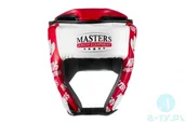 Kaski bokserskie i maski - MASTERS FIGHT EQUIPMENT Kask treningowy MJE - KTOP-PU-KM czerwony a-ty 02012-KMXXS - miniaturka - grafika 1