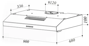 Klarstein CGCH5-Contempo90 - Okapy kuchenne - miniaturka - grafika 9