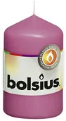 Świece - Bolsius Świeca pieńkowa "Classic" różowa 80/48mm - miniaturka - grafika 1