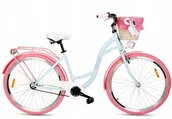 Rowery - GOETZE Style 28 błękitny/różowy 1 bieg - miniaturka - grafika 1
