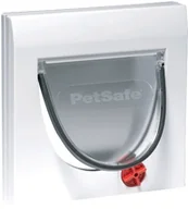 Pozostałe akcesoria dla kotów - PetSafe klapa dla kota, Staywell klapa dla zwierząt domowych, drzwi wolnobieżne, 4 opcje zamykania, teleskopowa ramka, z tunelem, wytrzymała, odporna na warunki atmosferyczne, cicha, rama magnetyczna, 917GIFD - miniaturka - grafika 1