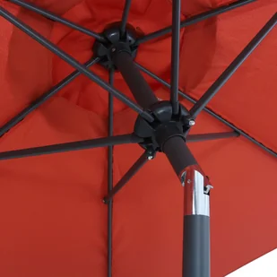 vidaXL Parasol terakota 200 x 211 cm aluminium 47209 - Parasole ogrodowe - miniaturka - grafika 6
