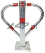 Wyposażenie miejsc publicznych - Polski produkt Blokada parkingowa - składana MOTYL XMK-O zamykana na kłódkę - miniaturka - grafika 1